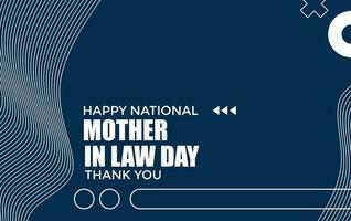 National Mutter im Gesetz Tag vektor