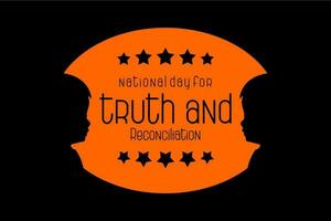 nationell dag för sanning och försoning vektor