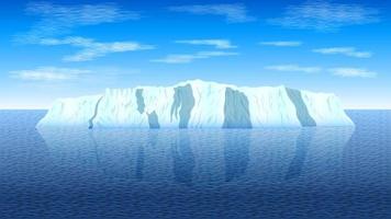 arktische Eisberglandschaft vektor