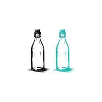 Glas Flasche Vektor