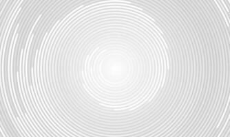 abstrakt Kreise Linien runden Rahmen dynamisch ai Technologie Wissenschaft hitech Kommunikation Konzept Innovation schwarz und Weiß Hintergrund Vektor Design