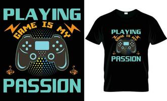 Spielen t Hemd Design, Video Spielen t Hemd Design, Motivation, Typografie t Shirt, vektor