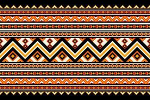 geometrisk etnisk mönster kan vara Begagnade i tyg design för bakgrund, tapet, matta, textil, Kläder, omslag, dekorativ papper, broderi illustration vektor. vektor