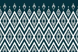 nahtlos abstrakt Ikat Muster abstrakt Hintergrund zum Textil- Design. können Sein benutzt im Stoff Design zum Kleidung, Zubehör, dekorativ Papier, Verpackung, Vektor, Illustration, Teppich vektor