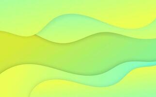 abstrakt Gradient Gelb und Grün mit kostenlos gestalten Design. einfach Design mit Muster dekorativ Kunstwerk Hintergrund. Vektor