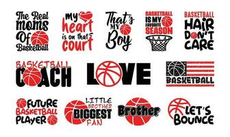 Basketball t Hemd Design bündeln, Vektor Basketball t Hemd Design, Basketball Hemd Typografie t Hemd Design Sammlung