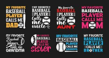 Baseball t Hemd Design bündeln, Vektor Baseball t Hemd Design, Baseball Shirt, Baseball Typografie t Hemd Design Sammlung