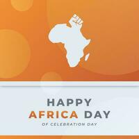 Afrika Tag Feier Vektor Design Illustration zum Hintergrund, Poster, Banner, Werbung, Gruß Karte
