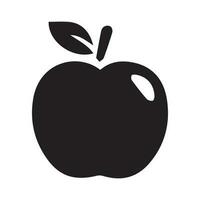 äpple vektor ikon som kan lätt ändra eller redigera vektor