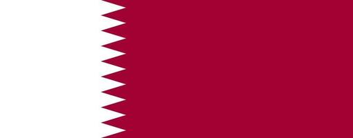 qatar officiellt flagga vektor