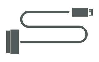 USB Kabel Symbol. Telefon Ladegerät Symbol. Lager Illustration vektor