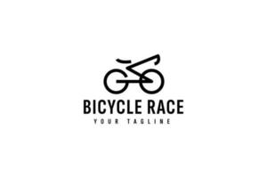 cykel lopp logotyp vektor ikon illustration