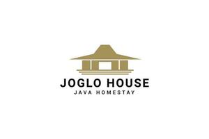 joglo Haus Logo Vektor Symbol Illustration