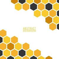gul abstrakt vektor honung bakgrund för företags- design, omslag broschyr, bok, baner webb, reklam, affisch, hexagon bakgrund design