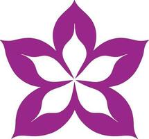Blume Logo Vektor einfach abstrakt eben Mandala tätowieren Pflanze Farbe blühen Blümchen blühen Schablone