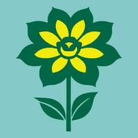 Blume Logo Vektor einfach abstrakt eben Mandala tätowieren Pflanze Farbe blühen Blümchen blühen Schablone