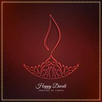 Abstraktes glückliches Diwali-schönes Hintergrunddesign vektor