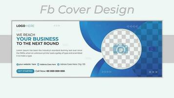 företags- företag social media omslag design mall vektor