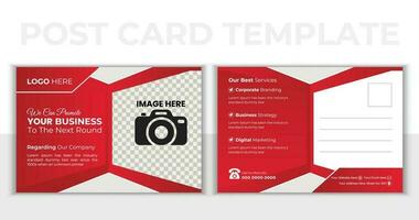 modern företags- vykort design. företag vykort , händelse kort, direkt post eddm, inbjudan design mall. vektor