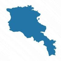 Vektor einfach Karte von Armenien Land