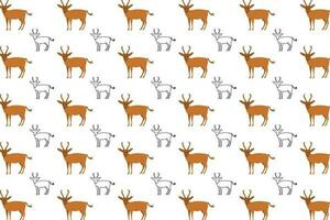 eben Gazelle Tier Muster Hintergrund vektor