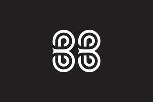 Brief bb Logo Vektor