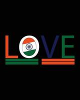 Indien Unabhängigkeit Tag, 15 .. August. Vektor typografisch Embleme, Logo oder Abzeichen. verwendbar zum Unabhängigkeit Tag von Indien Gruß Karten, 15 August T-Shirts, Plakate und Indien Unabhängigkeit Tag Banner