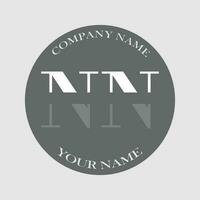 Initiale nn Logo Brief Monogramm Luxus Hand gezeichnet vektor