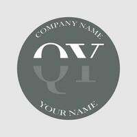 Initiale qy Logo Brief Monogramm Luxus Hand gezeichnet vektor