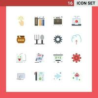 16 kreativ Symbole modern Zeichen und Symbole von Bericht Daten Dateien Geschäft Fall editierbar Pack von kreativ Vektor Design Elemente
