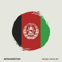 afghanistan flagga borsta vektor illustration, afghanistan flagga borsta stroke