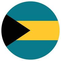 Bahamas Flagge Form. Flagge von Bahamas Design gestalten vektor