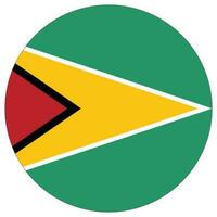 Guyana Flagge. Flagge von Guyana Design Form. vektor