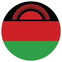 flagga av malawi design form. malawi flagga form. vektor