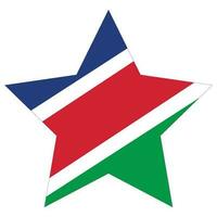 Namibia Flagge Design Form. Flagge von Namibia Design gestalten vektor