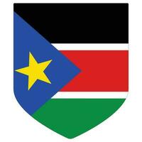 Süd Sudan Flagge. Flagge von Süd Sudan Design Form. vektor