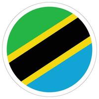 Tansania Flagge Design Form. Flagge von Tansania Design gestalten vektor