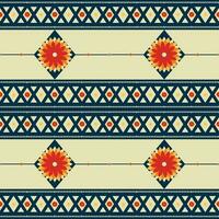 geometrisch ethnisch Muster Design zum asiatisch Stoff , Kleidung, Stoff, Batik, Strickwaren, Stickerei, Ikkat, Pixel Muster. vektor