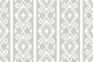 aztekisch Stammes- Streifen Muster. einfarbig grau Farbe aztekisch Stammes- geometrisch Zeichnung gestalten nahtlos Muster. afrikanisch Stammes- Muster verwenden zum Textil, Hintergrund, Wandgemälde, Teppich, Teppich, Kissen, usw. vektor