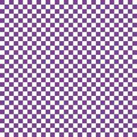 Prüfer lila und Weiß Platz Gitter Muster zum Hintergrund vektor
