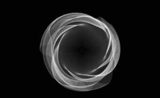 abstrakt Digital Kreise von Partikel mit Lärm. futuristisch kreisförmig Klang Welle. groß Daten Visualisierung. 3d virtuell Raum vr Cyberspace. Krypto Währung Konzept. vektor