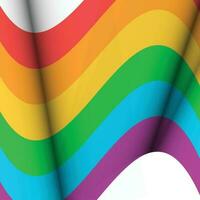 bunt Regenbogen Stolz Monat Vektor Hintergrund. Mensch Rechte Vielfalt Konzept. lgbt Individualität Kunst Veranstaltung Banner Design. Vektor Illustration.