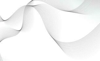 abstrakt grau und Hintergrund Poster mit dynamisch Wellen. Technologie Netzwerk Vektor Illustration.