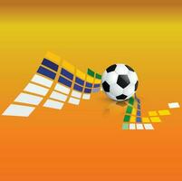 Fußball-Template-Design, Fußball-Banner, Sport-Layout-Design, Vektorillustration vektor