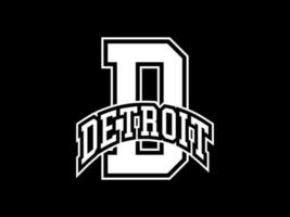 Strassenmode Kleidung Detroit Typografie Vektor Vorlage Grafik T-Shirts bereit zum drucken