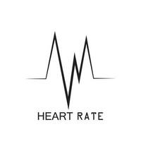 Heartbeat Puls Symbol Vektor Illustration Logo Vorlage