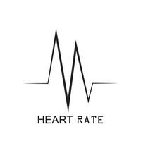 heartbeat puls ikon vektor illustration logotyp mall