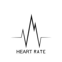 Heartbeat Puls Symbol Vektor Illustration Logo Vorlage