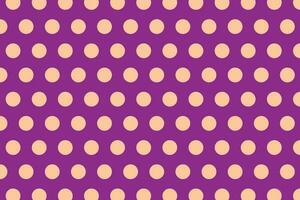 einfach abstrakt Nahtlos Sahne Farbe Polka Punkt Muster auf verletzen Farbe Hintergrund vektor