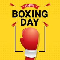 Happy Box Day Banner Feier vektor